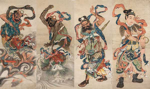 quatre-roi-celestes-pas-jingang-taiji-quan-chen-shaolin